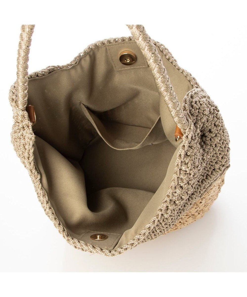 UNBILLION cachecache 切り替え編みワンハンドル2wayミニトート 