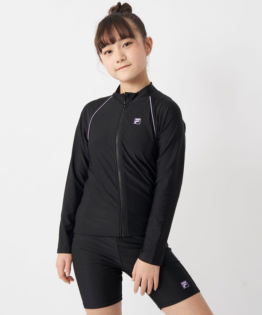 OP／FILA 【FILA】スタンドカラー長袖フルジップラッシュガード 