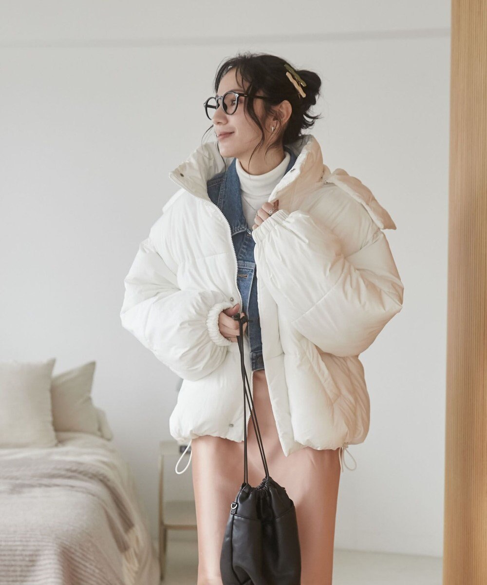 WEGO 【2WAYフード取り外し可能/あったかい】２WAYパディングブルゾン 