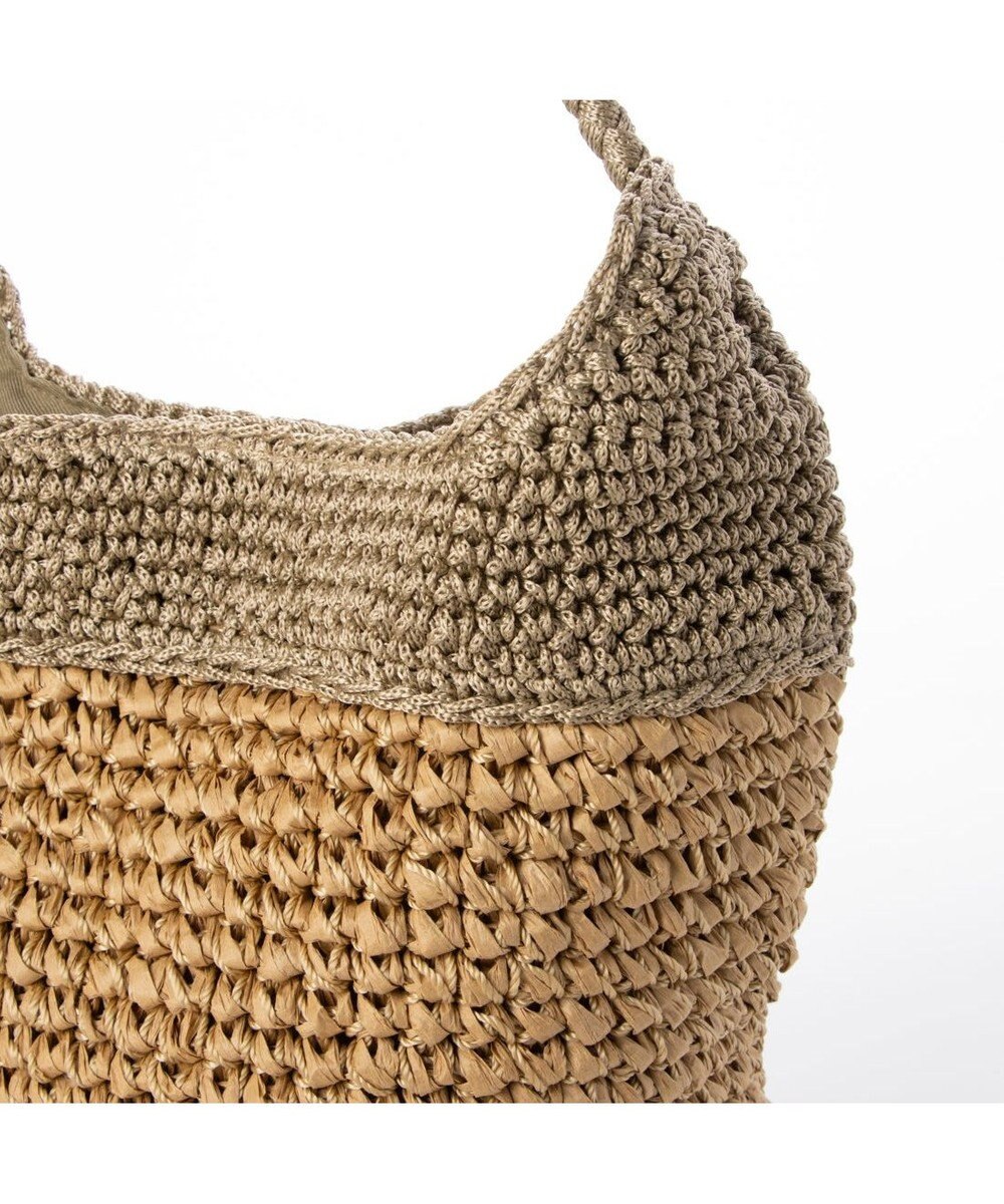 UNBILLION cachecache 切り替え編みワンハンドル2wayミニトート 