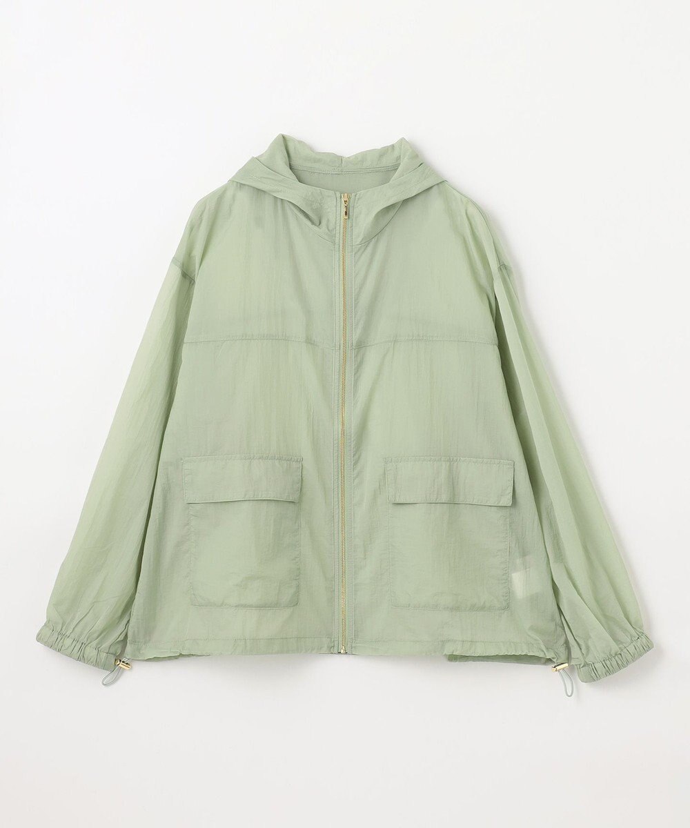 ANY 【WEB限定】シアーフードブルゾン 