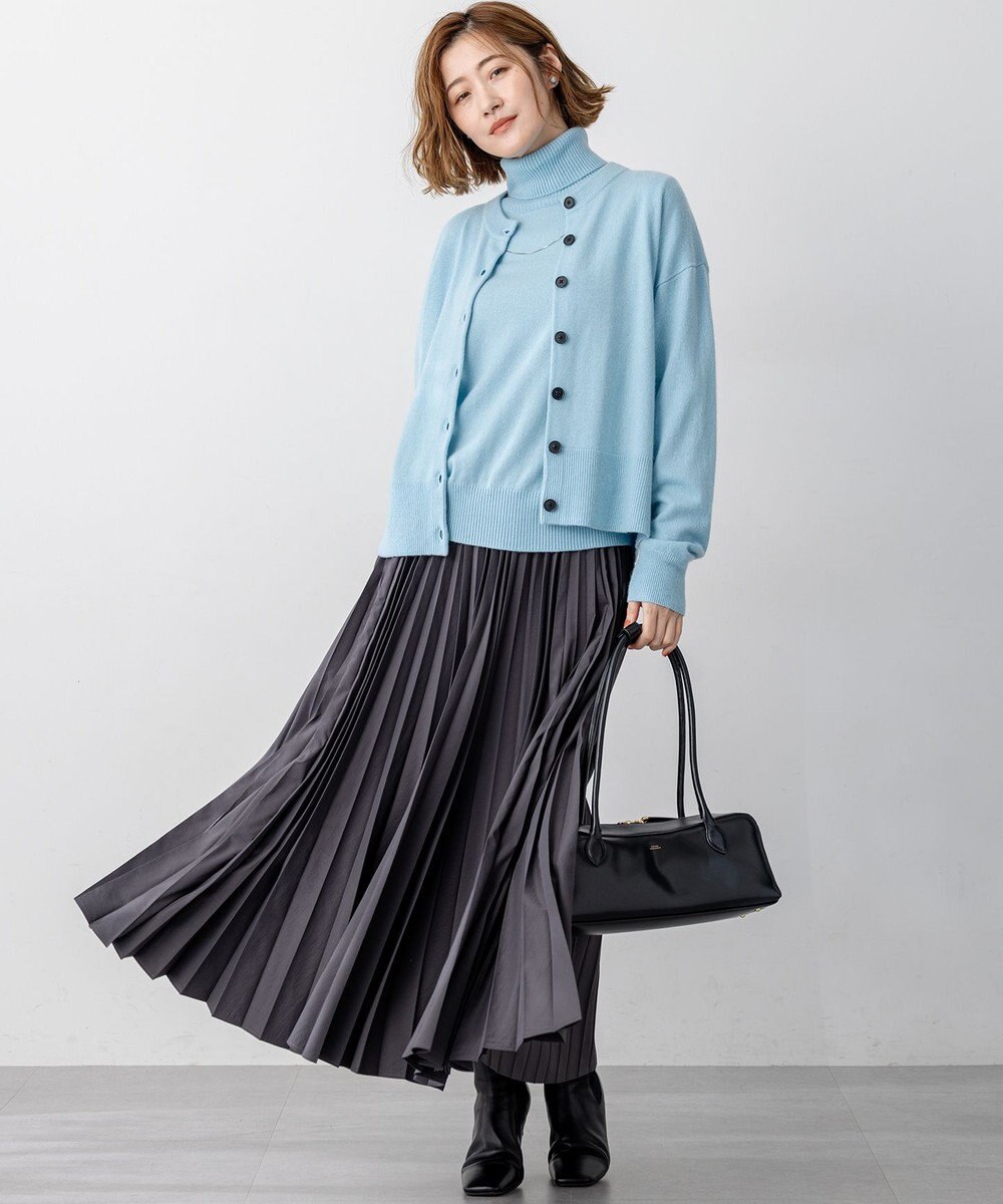 23区 S 【見上愛さん着用/CanCam11月号掲載】パウダリータイプライター プリーツ スカート 