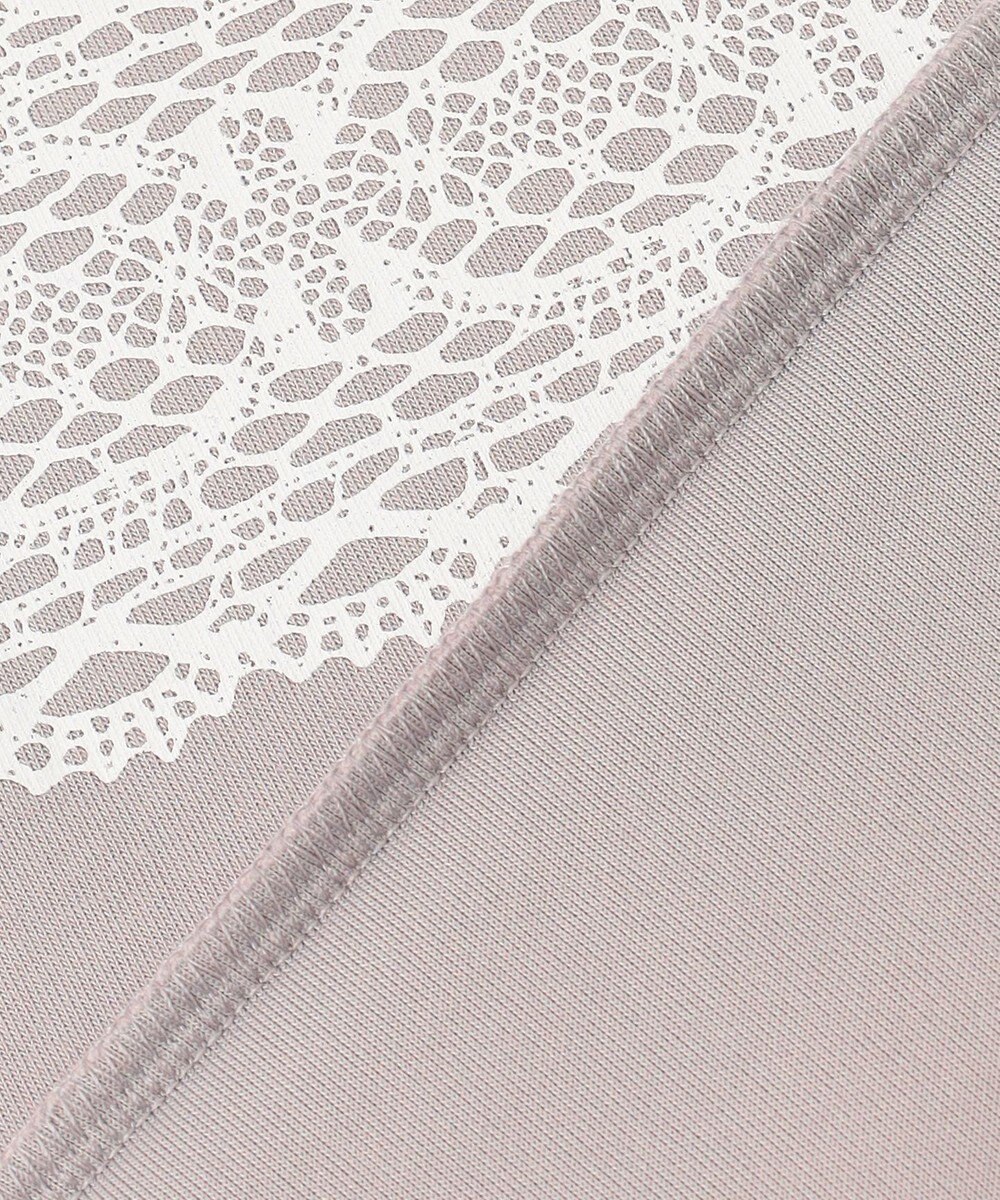 23区GOLF 【WOMEN/EC限定】レース柄 モックネック トレーナー 