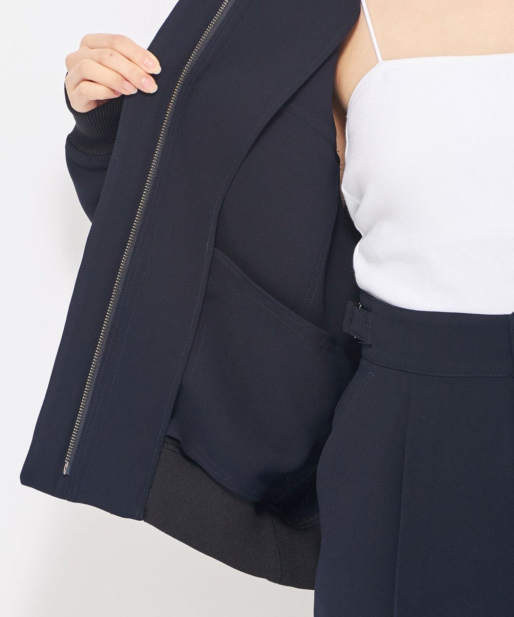 uncrave ウォッシャブルダブルクロス ブルゾン 