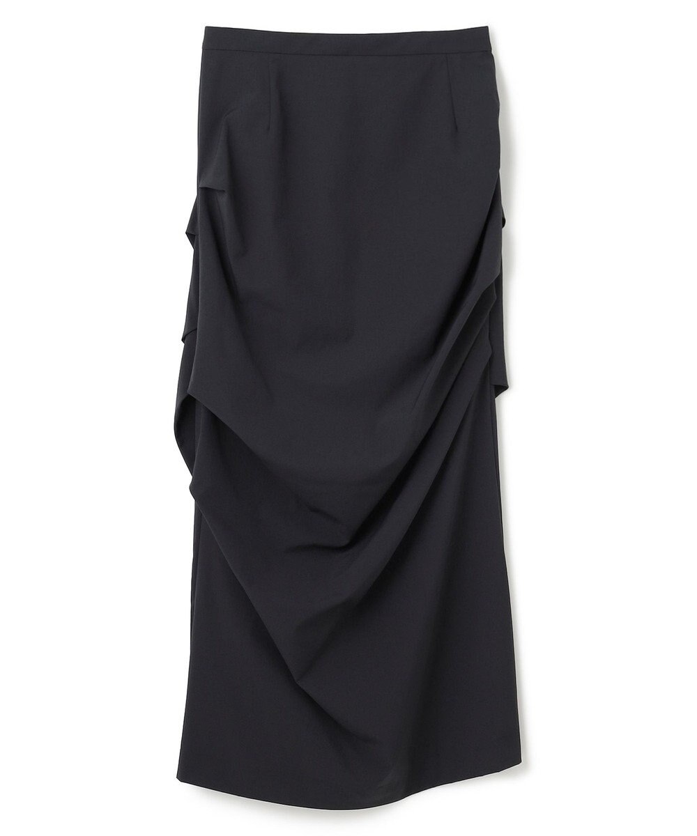 BEIGE， 【接触冷感/UVカット/洗える】YANN / サイドタックIラインロングスカート 