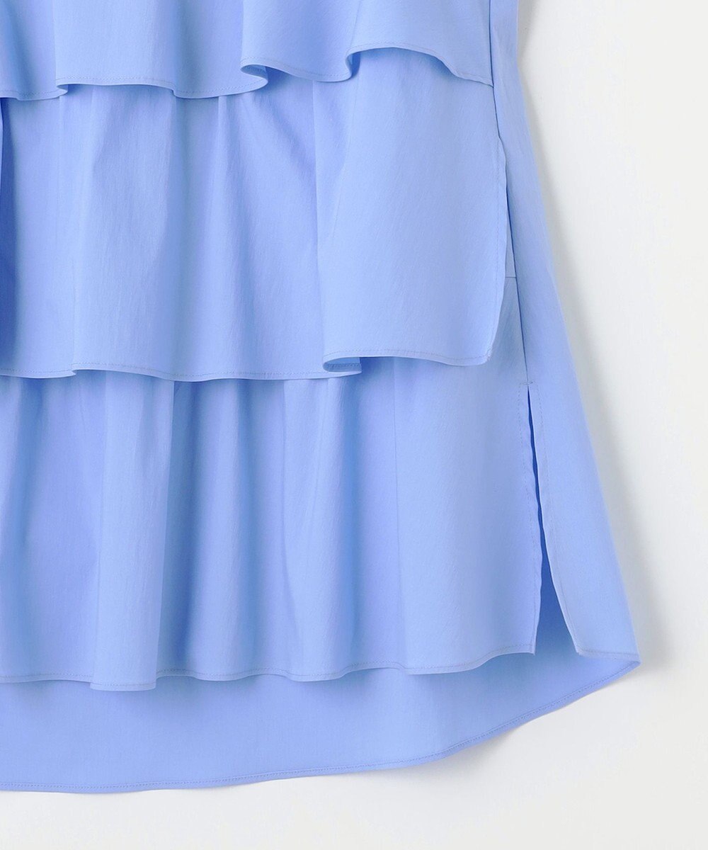 組曲 コンパクトシャーティングティアード ブラウス 