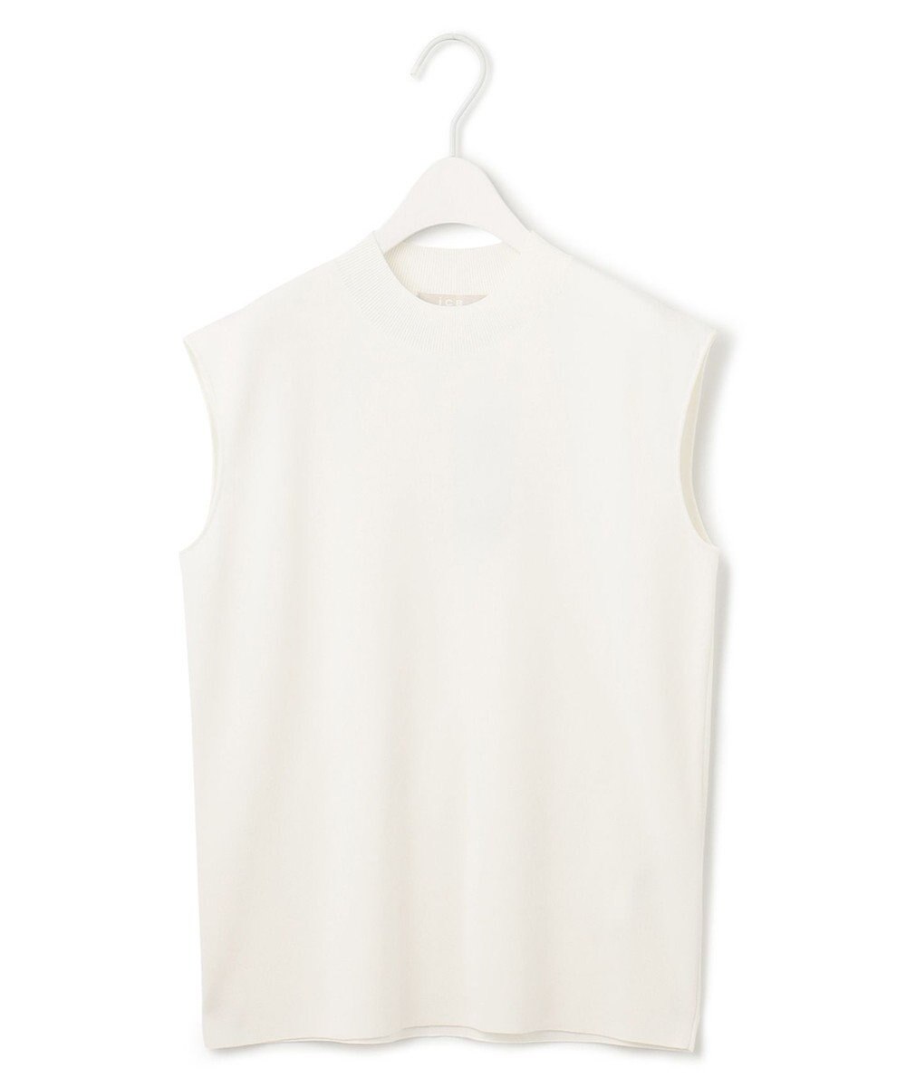 ICB 【洗える】 ドライコットンアセテート ノースリーブプルオーバー 