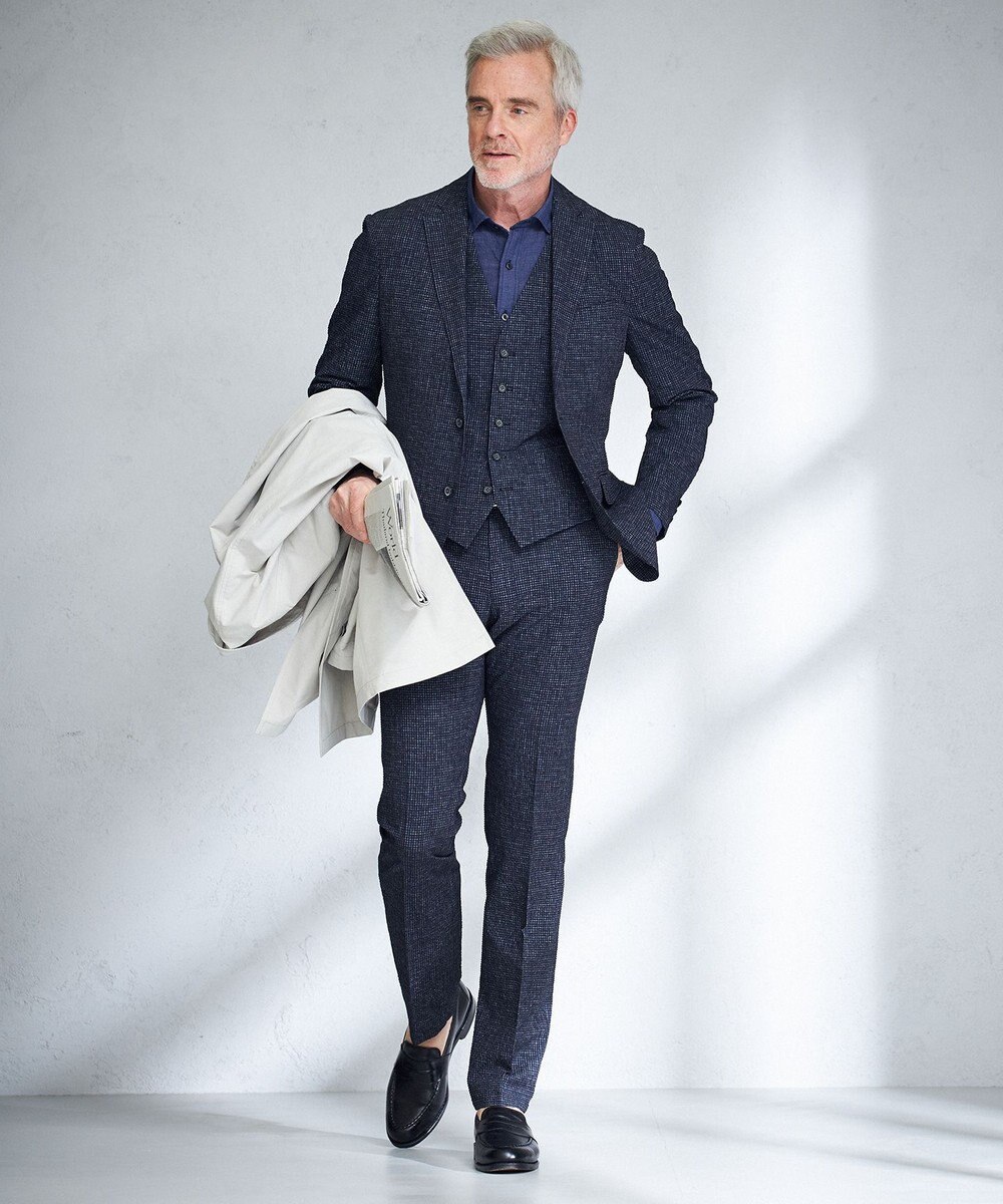 JOSEPH ABBOUD 【イージーケア・多機能】人気 ライトウェーブ ジャケット 