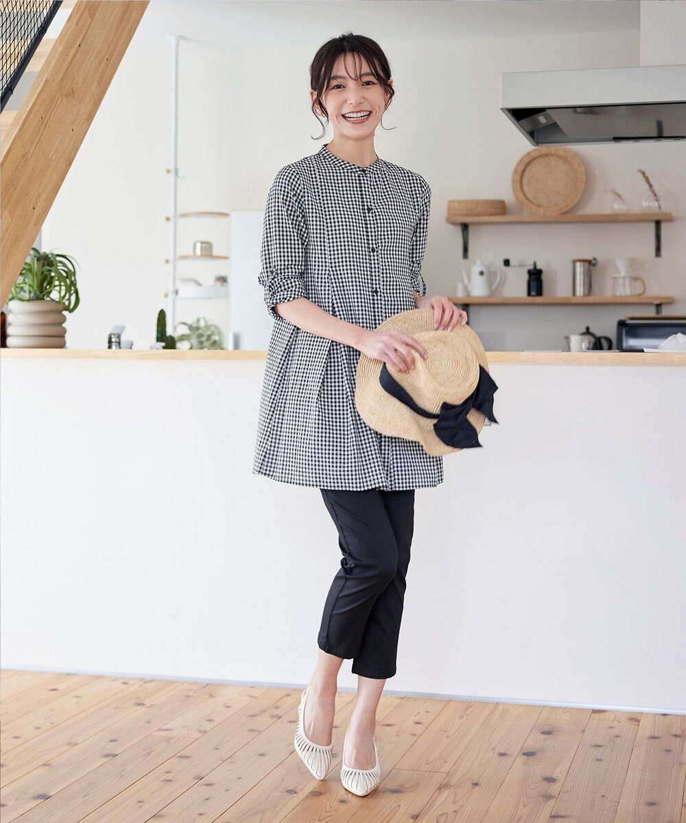 Tiaclasse 【新色追加・洗える】アンクルテーパードパンツ 