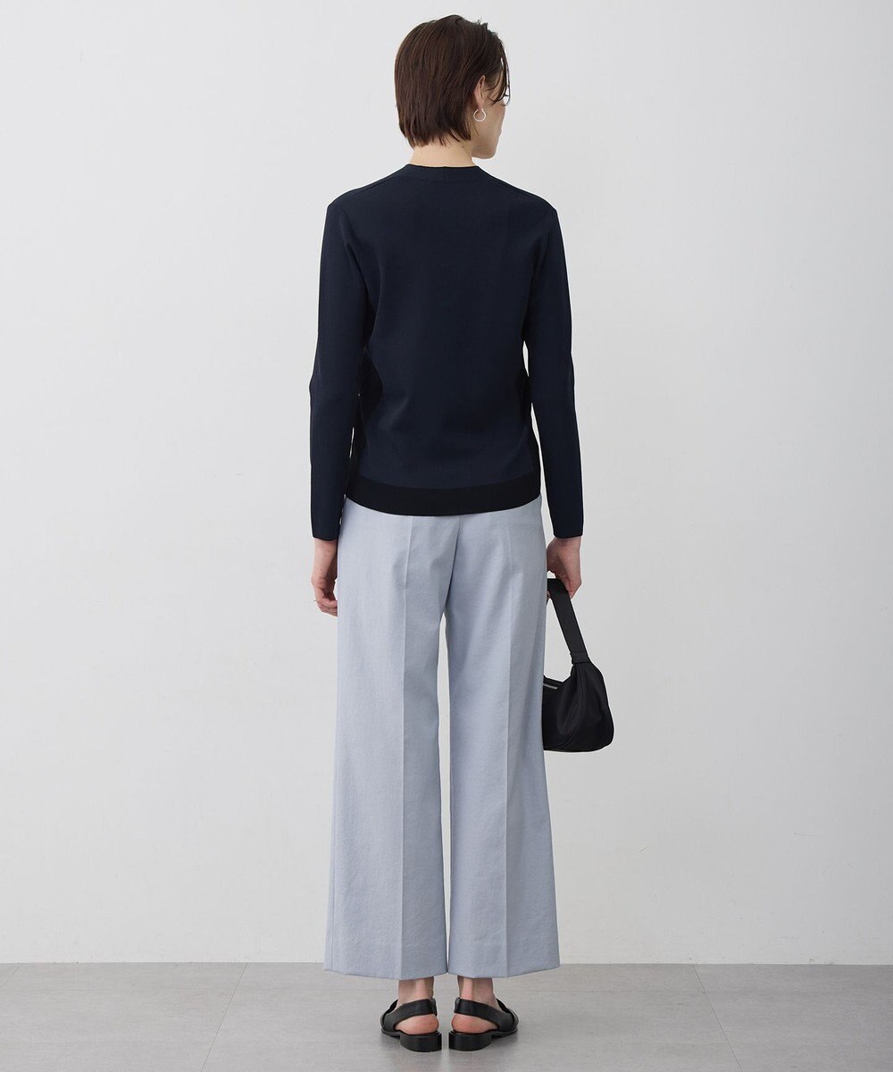 ICB L シンセティックフルニードル Vネックニット 