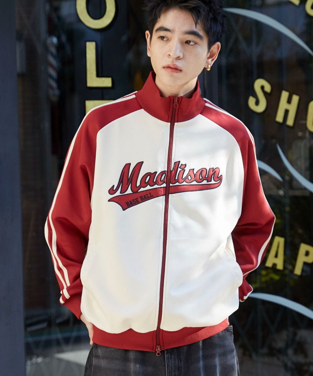 WEGO 【ユニセックス着用ITEM】ラグランライントラックジャケット 