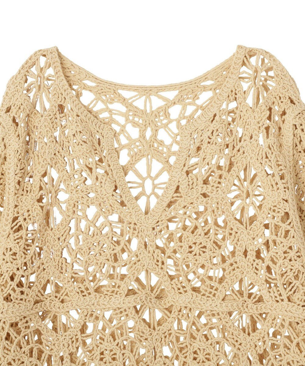 earth music&ecology クロシェ風プルオーバー 