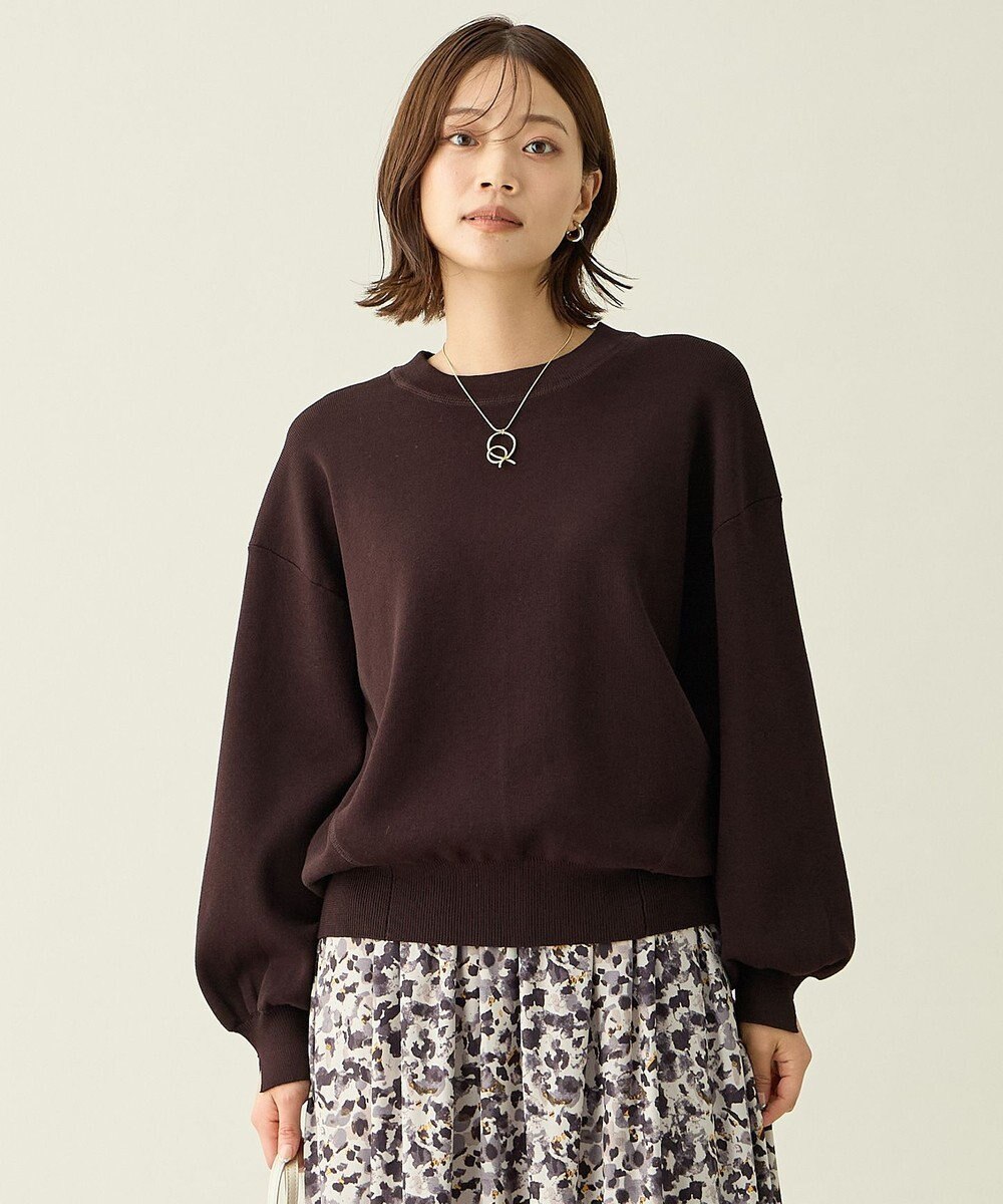 ANY スウェットライクニット 