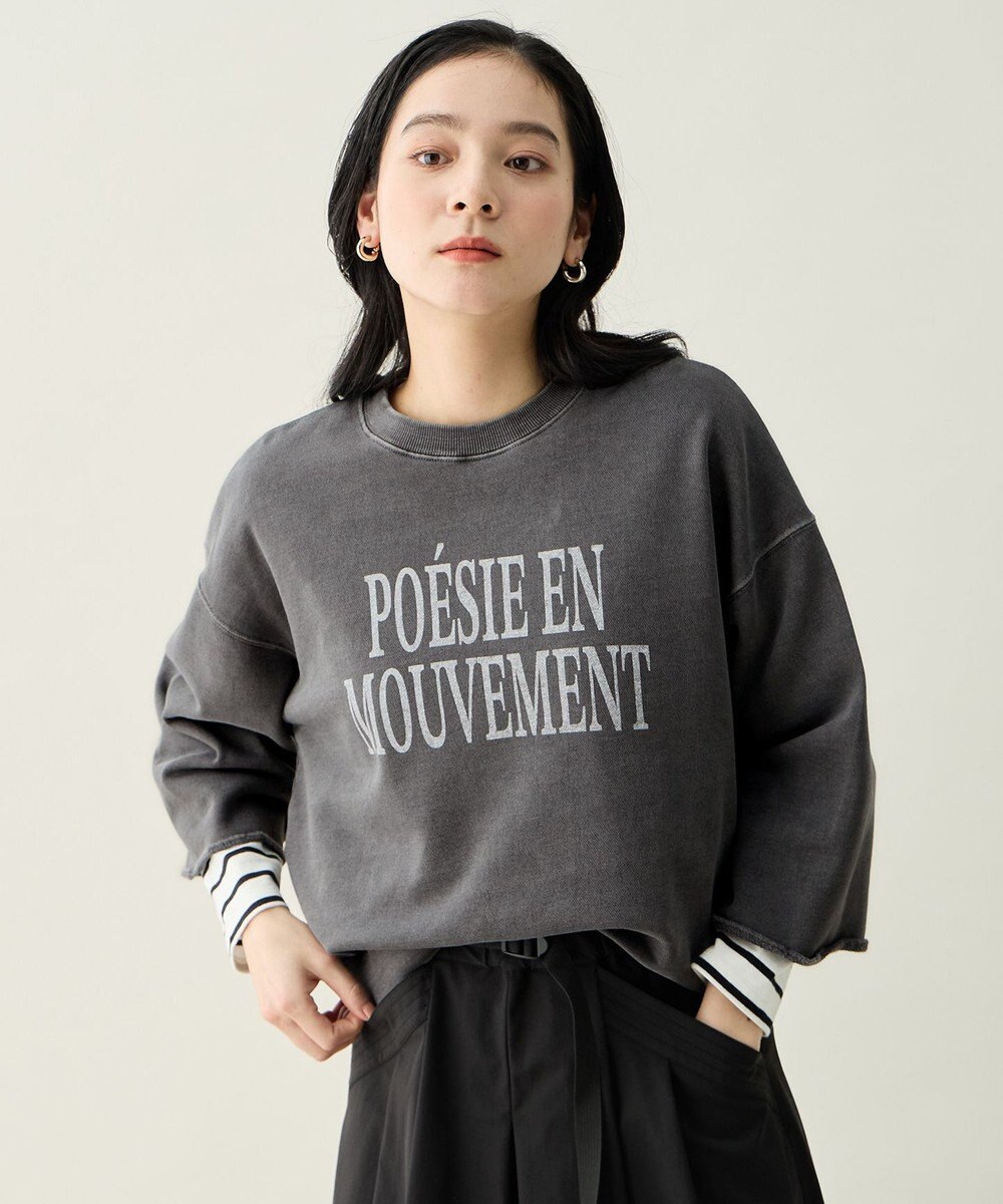 ANY ピグメントロゴスウェット 