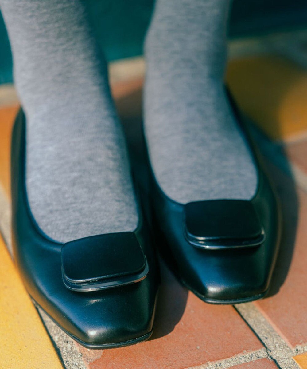 REGAL FOOT COMMUNITY 【ビューフィット】A80W 晴雨兼用バックルフラットパンプス 