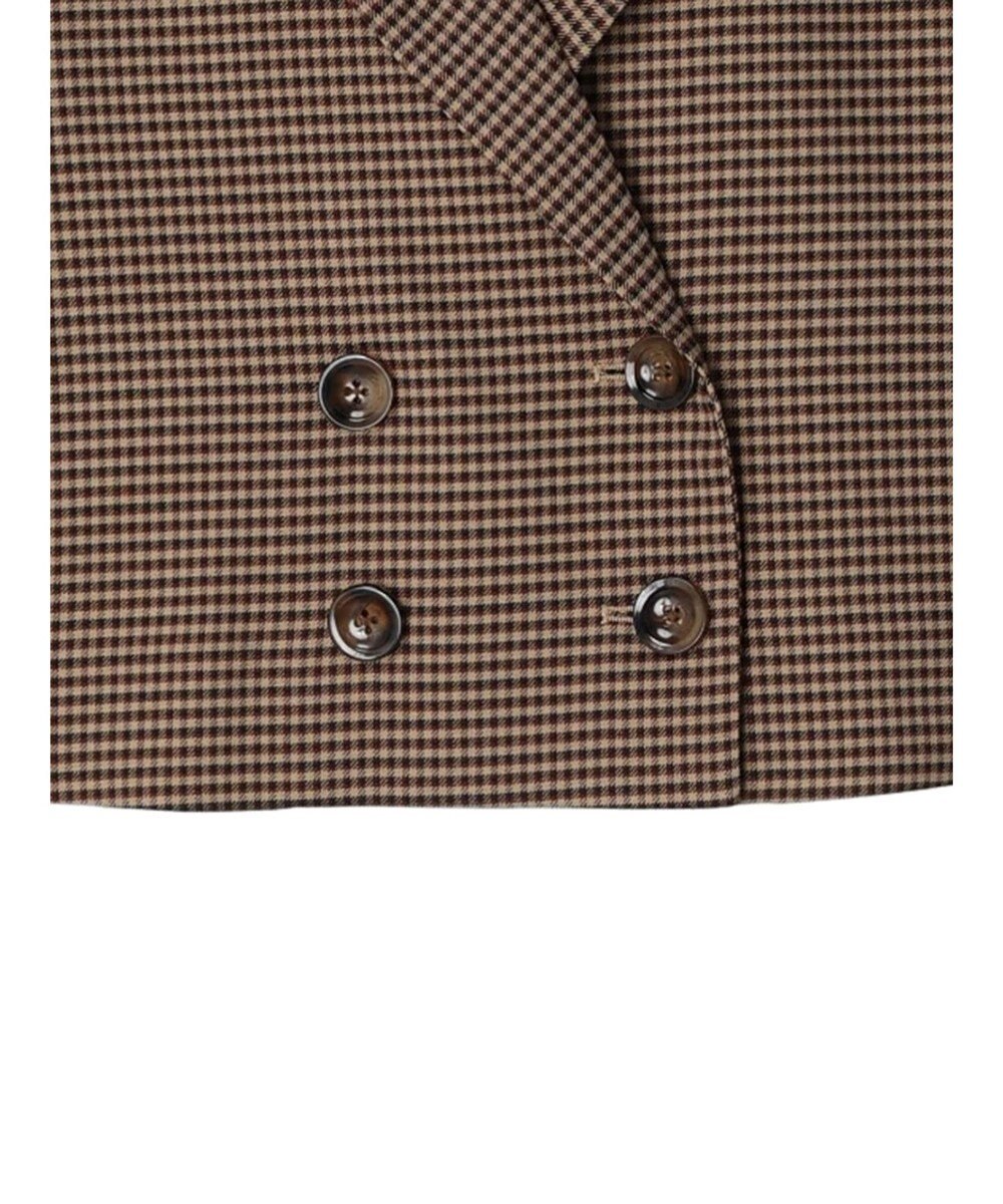 earth music&ecology チェックショートジャケット 