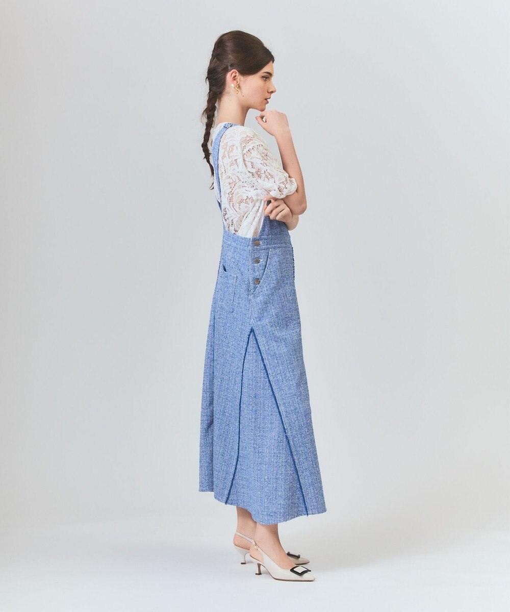 GRACE CONTINENTAL シャンブレーツイードジャンパースカート 