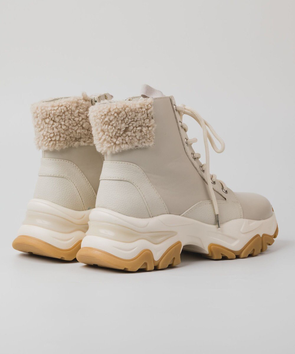 BONTRE 【PRECIEUX JOUET/プレシュウジュエ】ボリュームソールボアハイカットスニーカー 