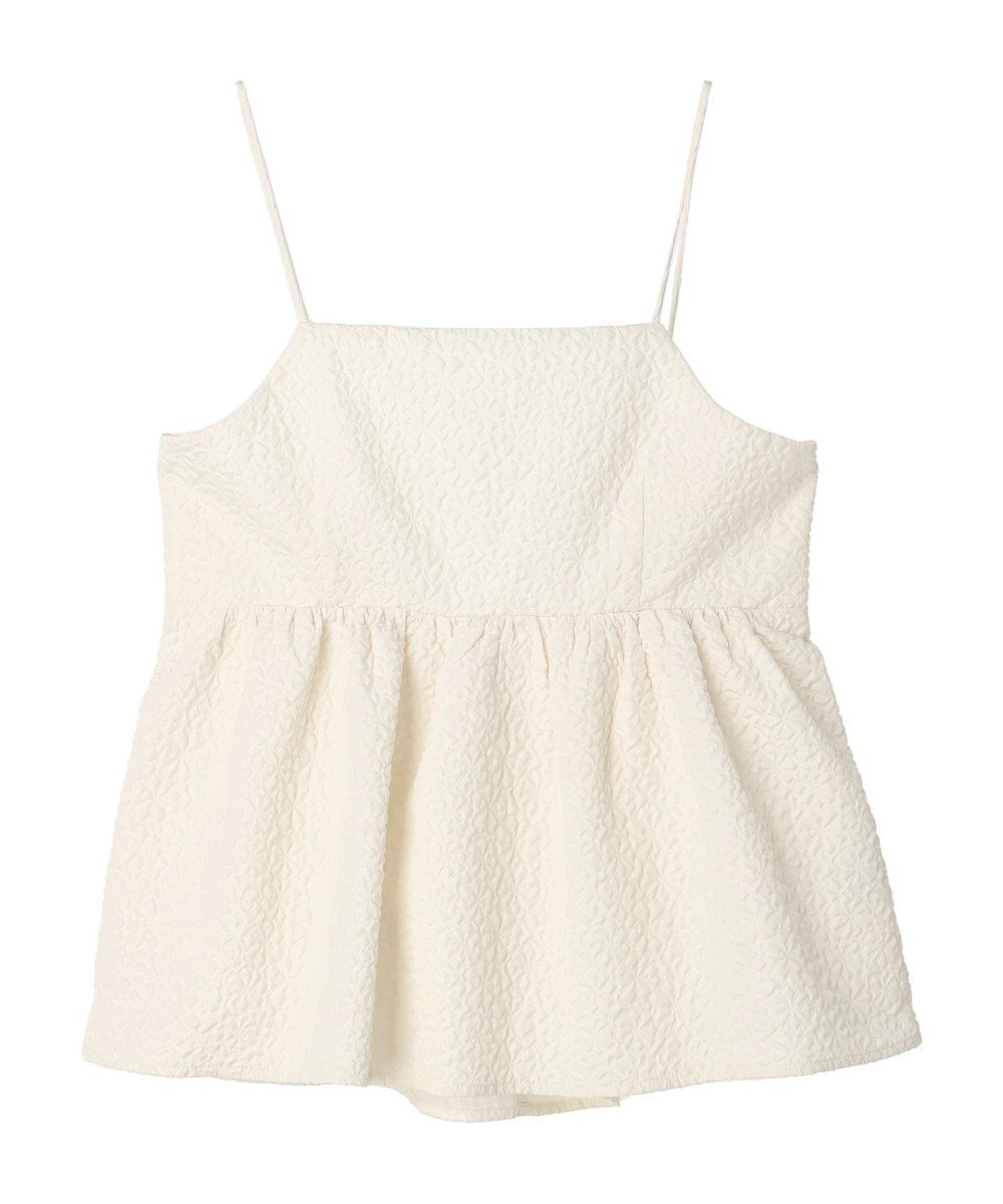 Green Parks ・ＥＬＥＮＣＡＲＥ　ＤＵＥ　フクレジャカードキャミソール 