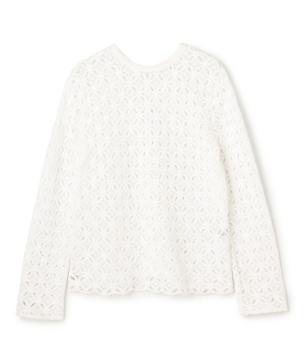 UNFILO 【前後着用可能】ラッセルレース 2WAYプルオーバー 