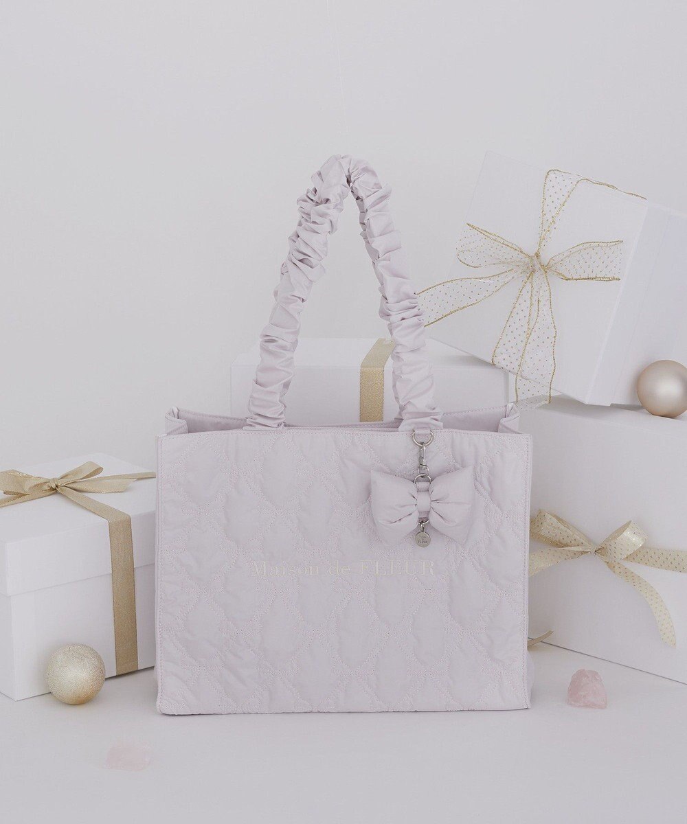 Maison de FLEUR ボリュームリボンチャーム 