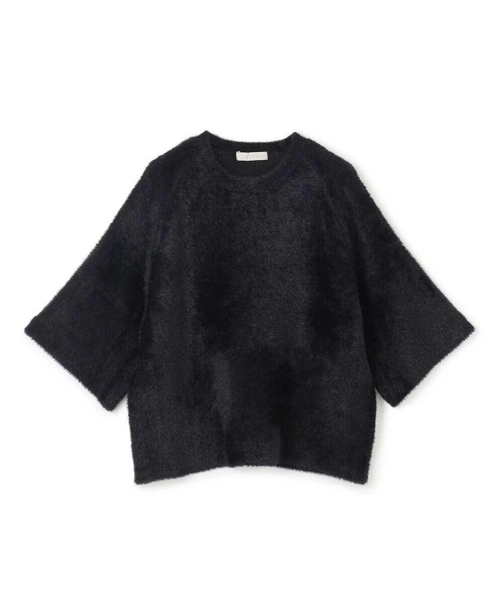 UNFILO L ナイロンシャギー  ハーフスリーブ プルオーバー 