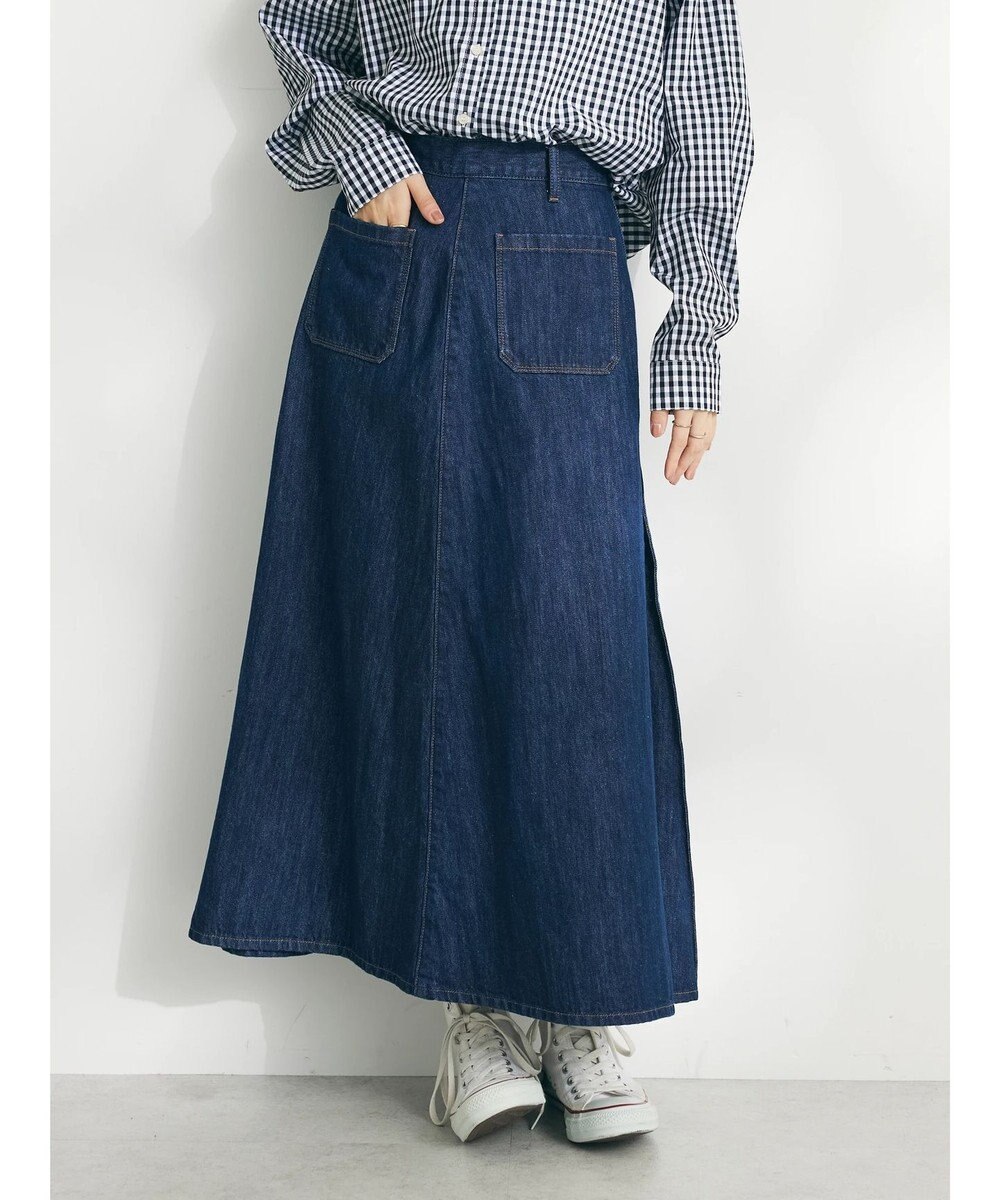 CRAFT STANDARD BOUTIQUE Ａライン４ＷＡＹデニムスカート 