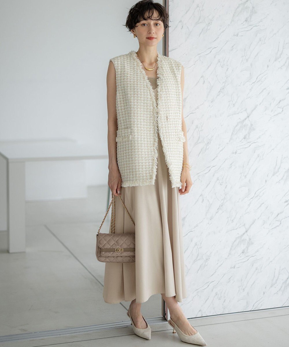 23区 L 【GLOW10月号掲載】GIOLICA オータム ツイード ジレ 