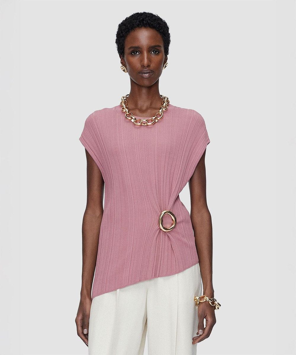 JOSEPH ニットプリッセ トップス 