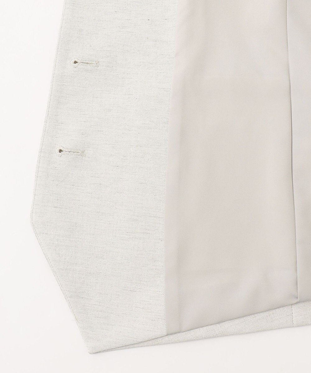 23区 S 【セットアップ対応/洗える】コットンリネン オックスストレッチ ジレ 