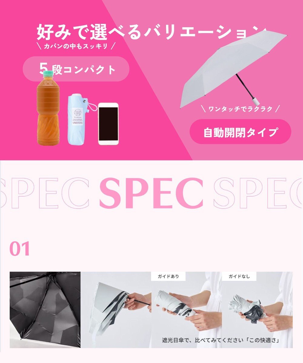 MOONBAT 【遮光100％/晴雨兼用】kowaza コワザ ライトウェイトカーボン プレーン 折りたたみ傘 簡単に畳める傘 コンパクト 50cm 