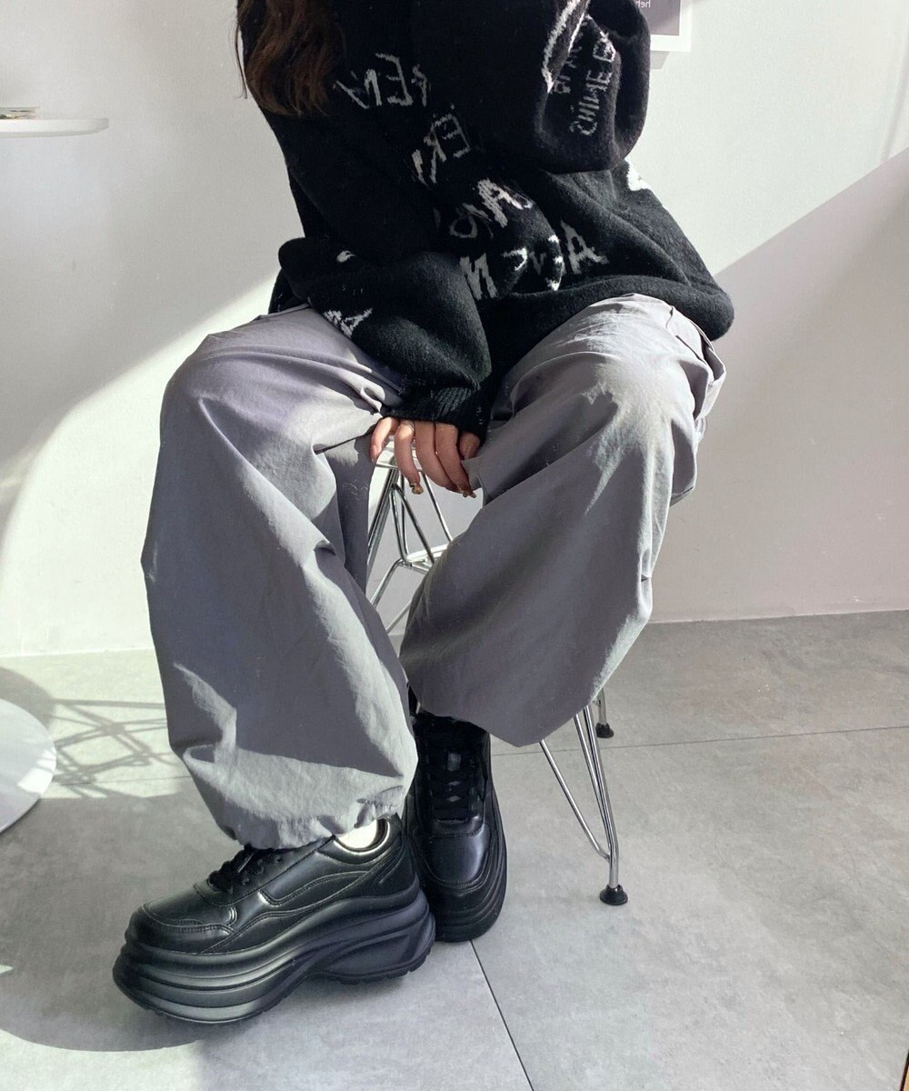 WEGO 厚底ラインスニーカー 