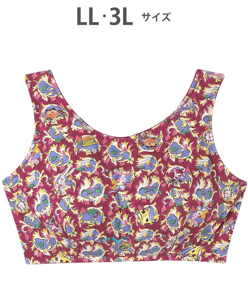 tsumori chisato SLEEP ツモリチサト ナイトアップブラ ベア天竺素材(身生地) 3Lまで対応 大きいサイズ ノンワイヤー ナイトブラ レディース UBX563 /ワコール 