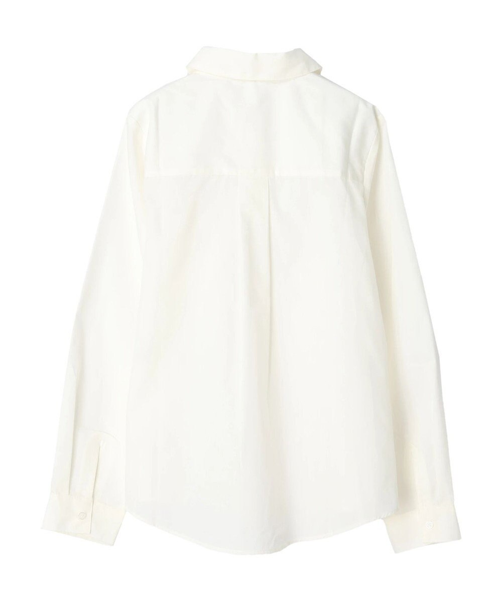 earth music&ecology ロゴ刺繍シャツ 