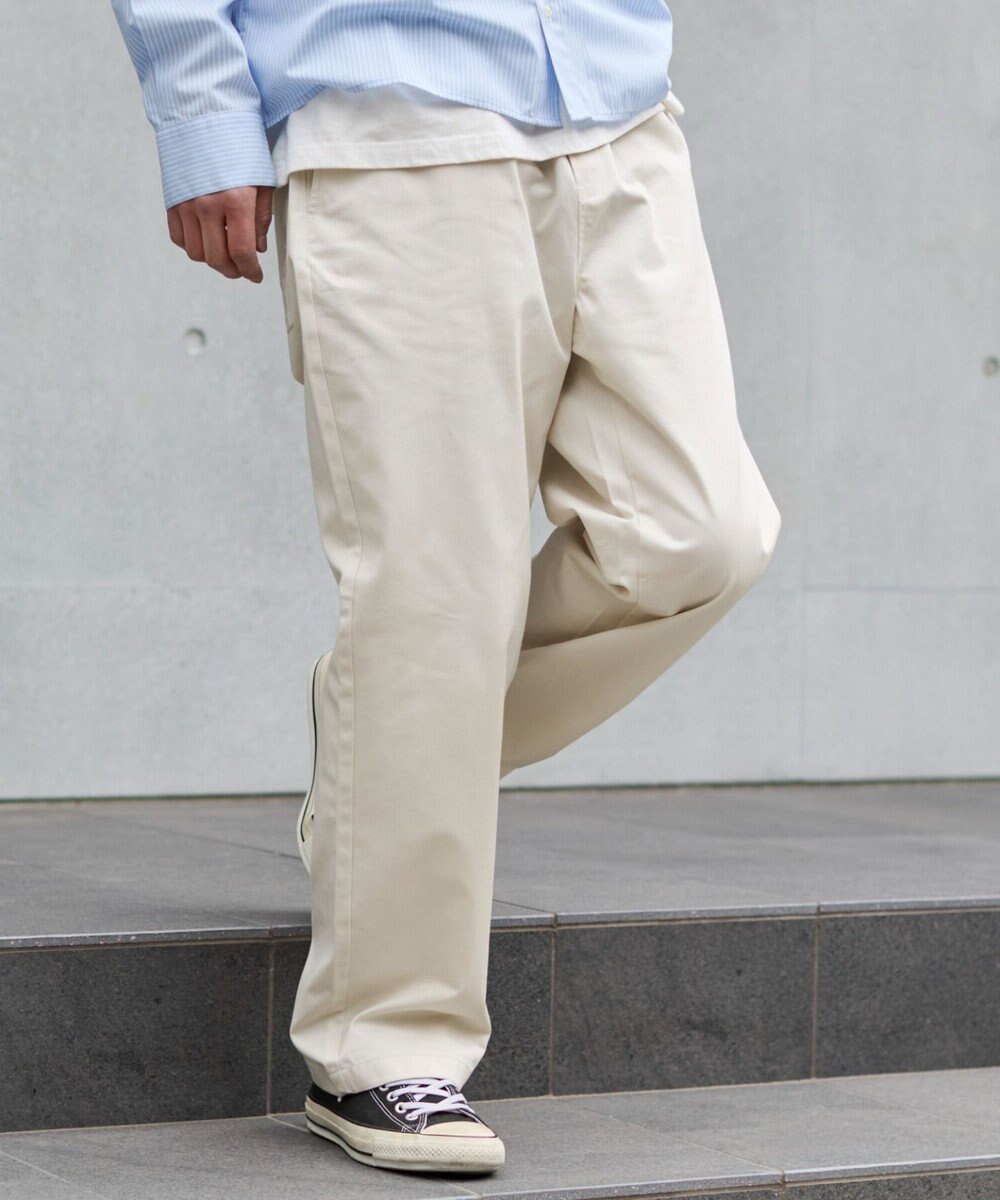 WEGO 【ユニセックス着用ITEM/XSSMLサイズ展開/ウエストゴム】ユルフィットコットンイージーパンツ 