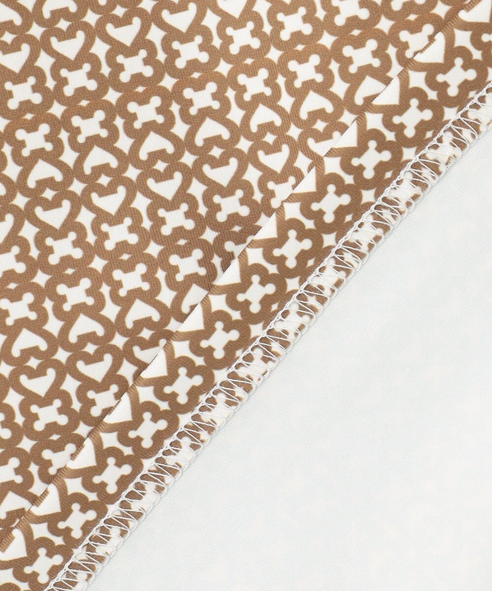 23区GOLF 【WOMEN】モノグラムプリントモックネック 