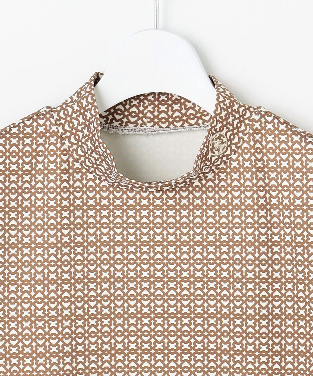 23区GOLF 【WOMEN】モノグラムプリントモックネック 