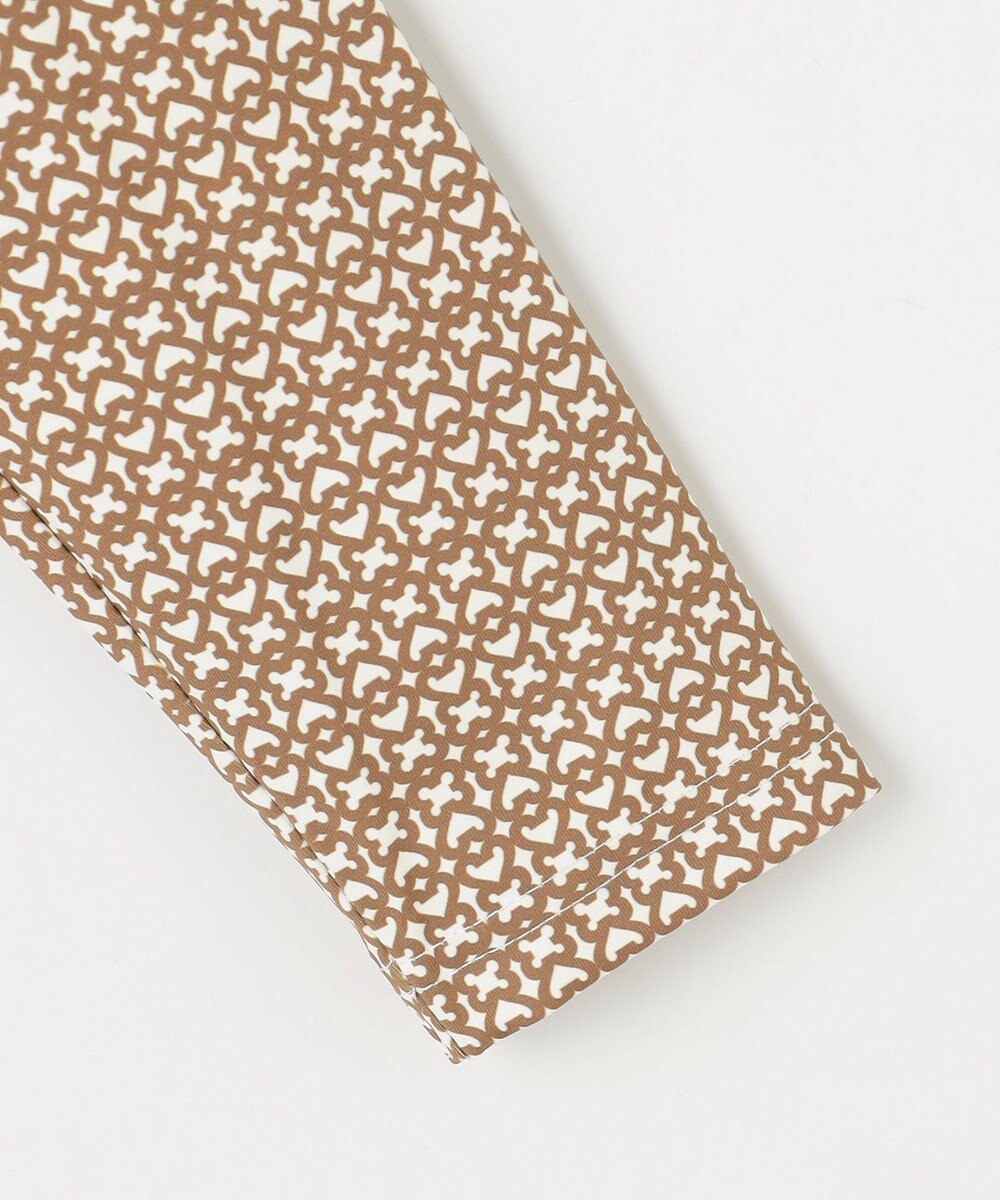 23区GOLF 【WOMEN】モノグラムプリントモックネック 