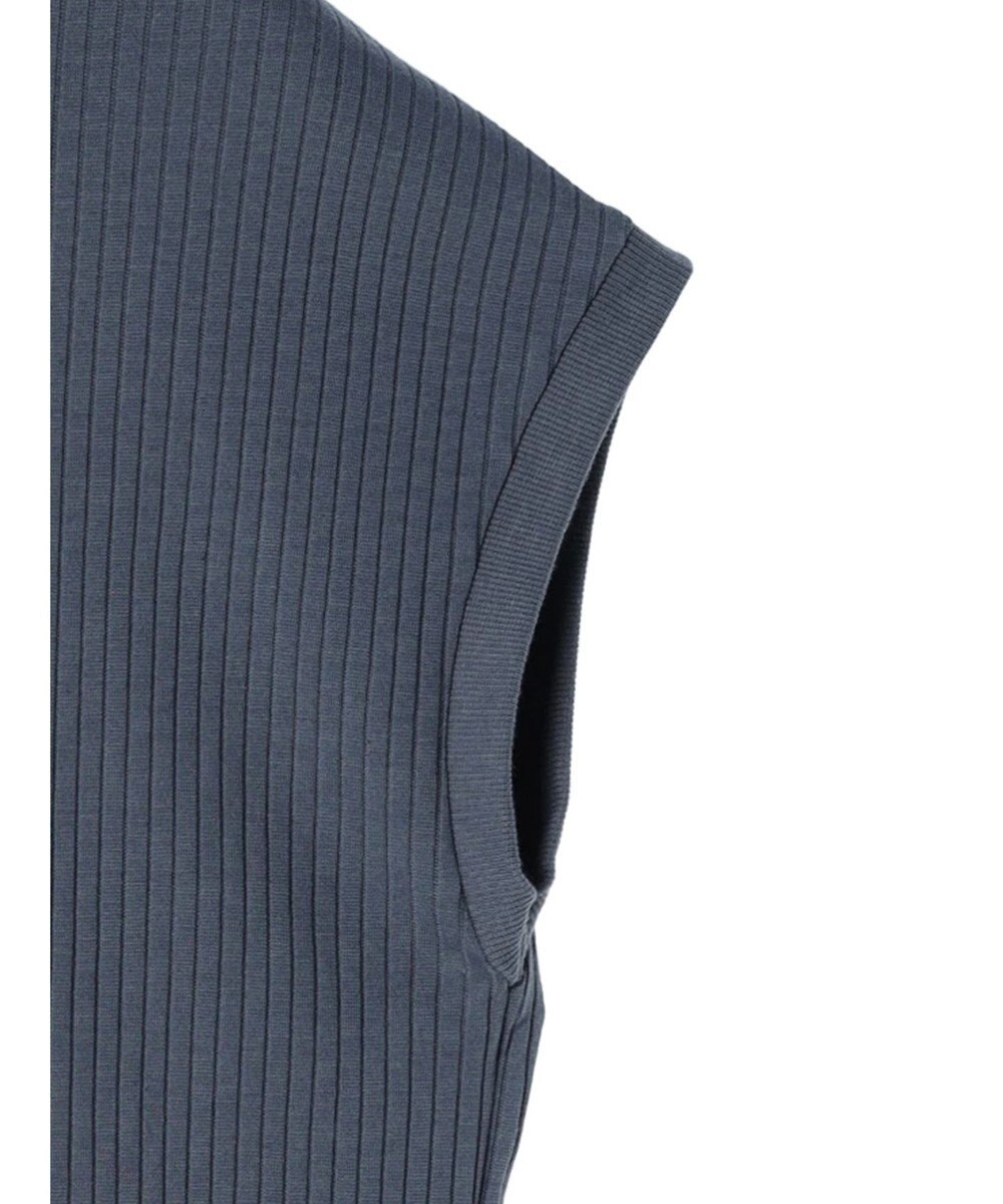 earth music&ecology フレンチスリーブリブプルオーバー 