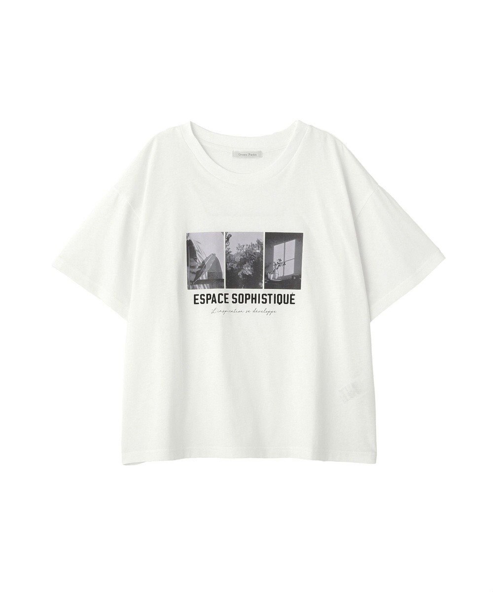 Green Parks 汗染み防止ボックスロゴＴシャツ 