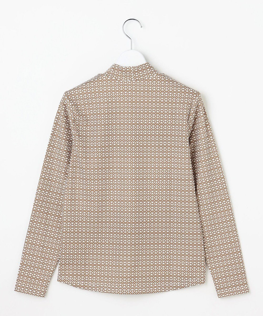 23区GOLF 【WOMEN】モノグラムプリントモックネック 