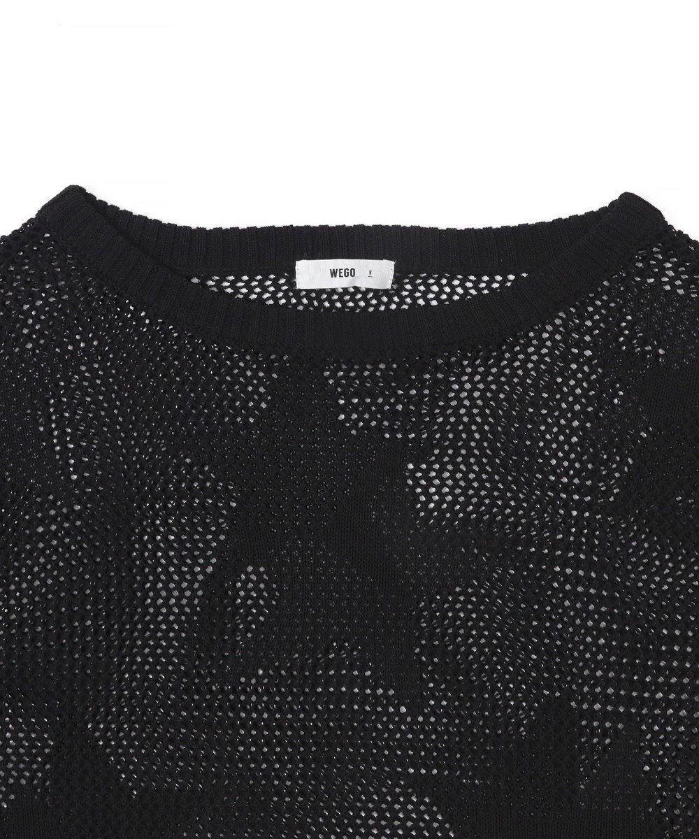 WEGO スターメッシュBIGニット 