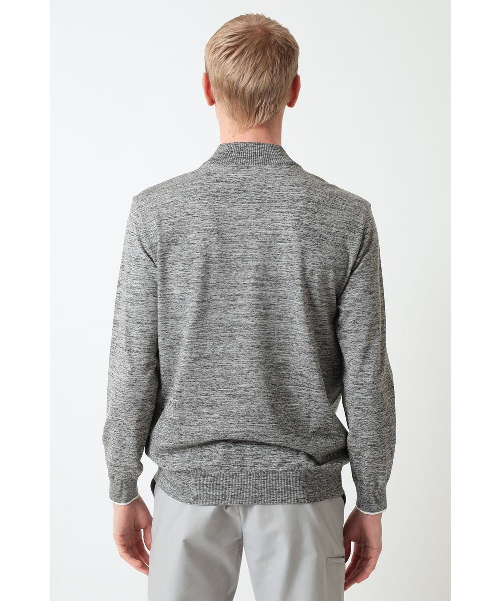 DAKS DAKS GOLF ハーフジップ チェックニット 