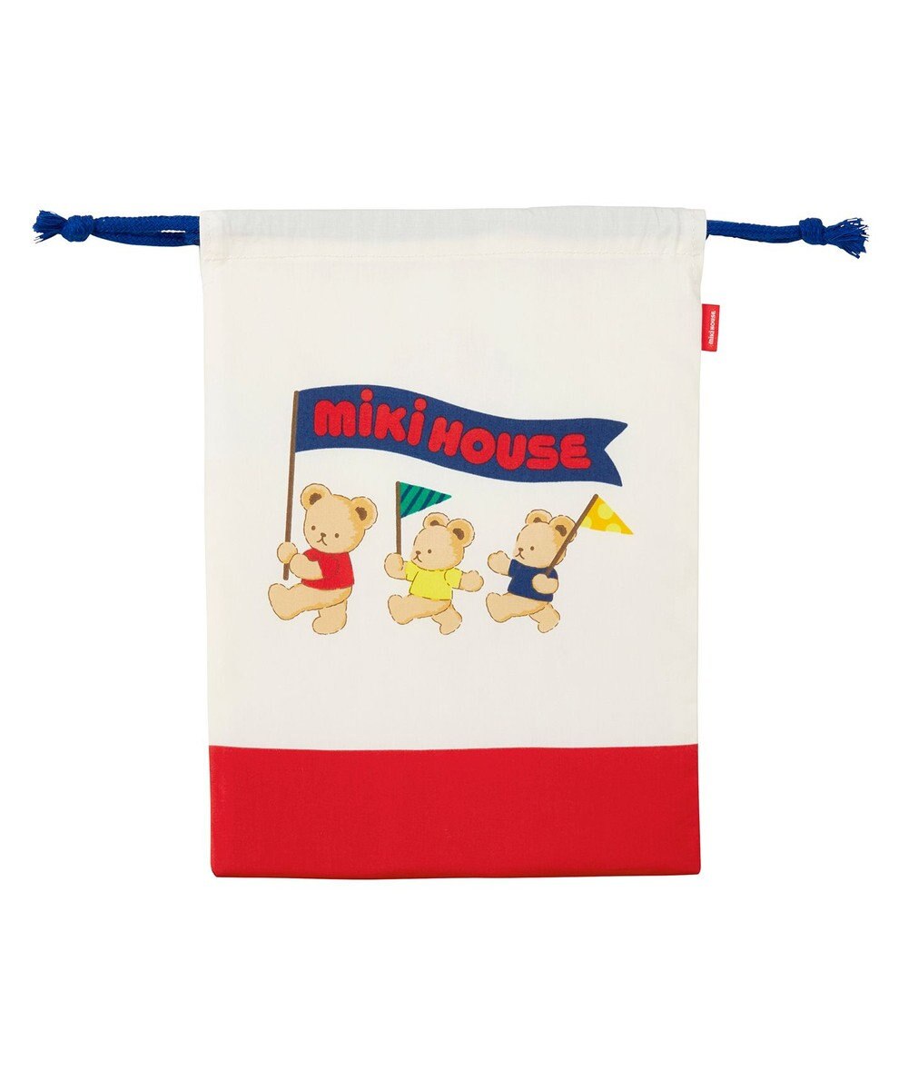 MIKI HOUSE HOT BISCUITS 【ミキハウス】 ミキハウスベア 巾着袋 
