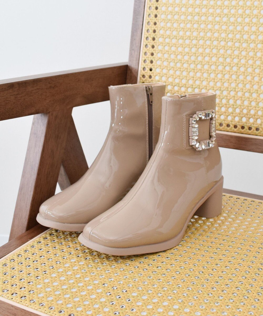 Bridget Birkin 【Bridget Birkin】ビジューバックルレインブーツ 