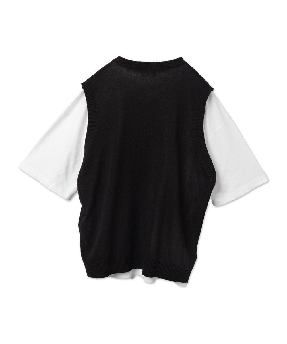 WEGO 【ユニセックス着用ITEM/2点セット】アンサンブルゲームロゴニットベスト 