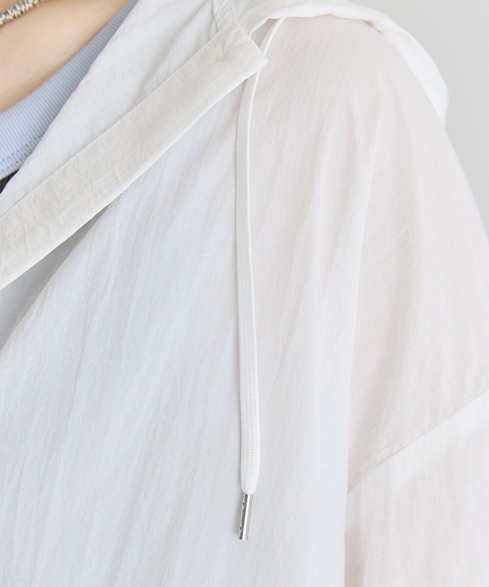 AMERICAN HOLIC ナイロンフーディーシャツ 