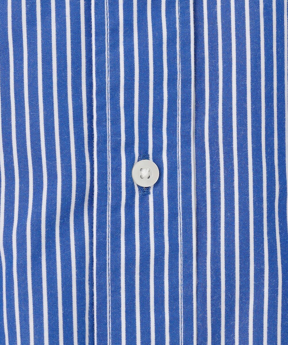 J.PRESS YORK STREET 【UNISEX】ストライプ バンドカラーシャツ 