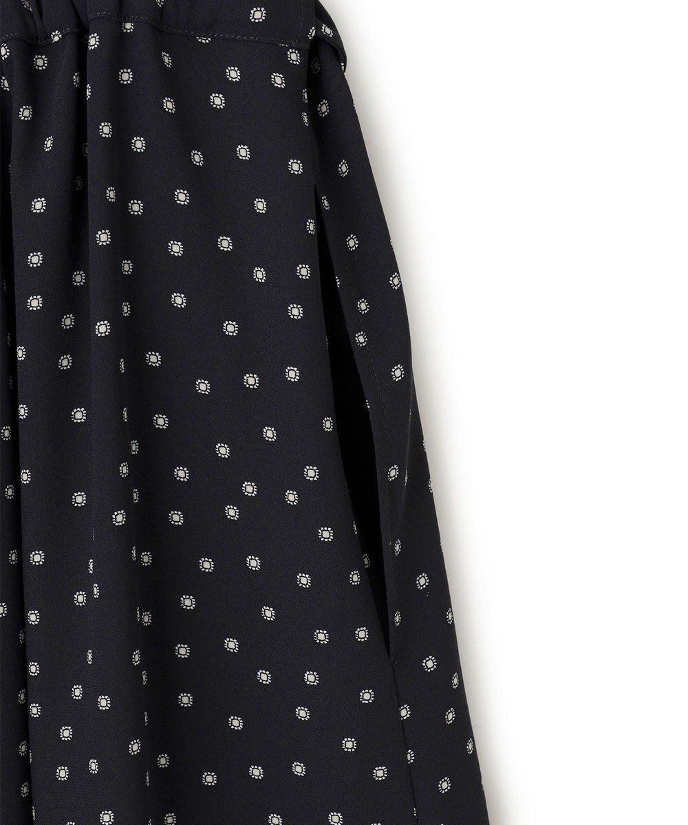 23区 【洗える】バックサテンアムンゼン タイプリント ワンピース 