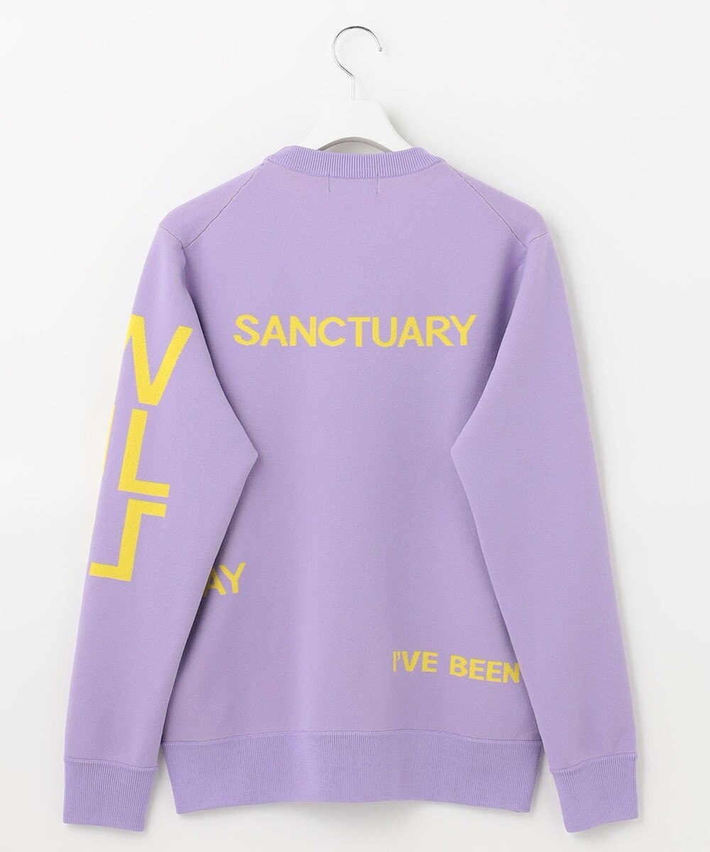 PW CIRCULUS 【MEN】【洗える/イージーケア】ロゴ カラーニット 